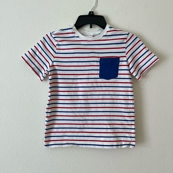 Hanna Andersson Striped Tee size 8/Boy - Picture 1 of 7